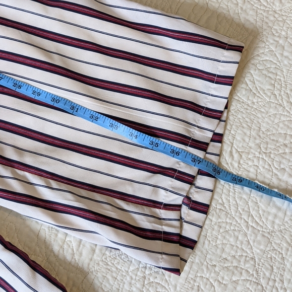 JAPNA Pinstripe Cropped Suspender Pants - Picture 5 of 6